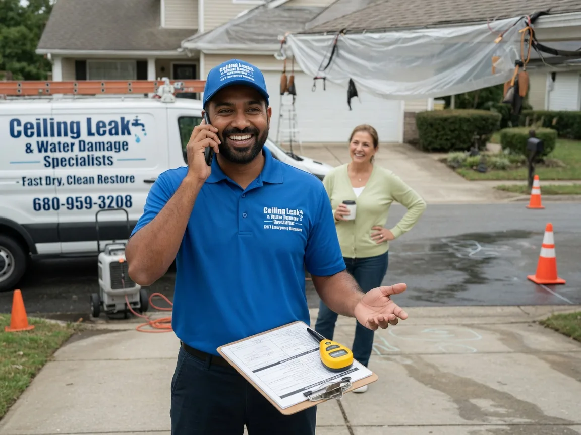 Ceiling Leak Cleanup Milford, NH FAQs